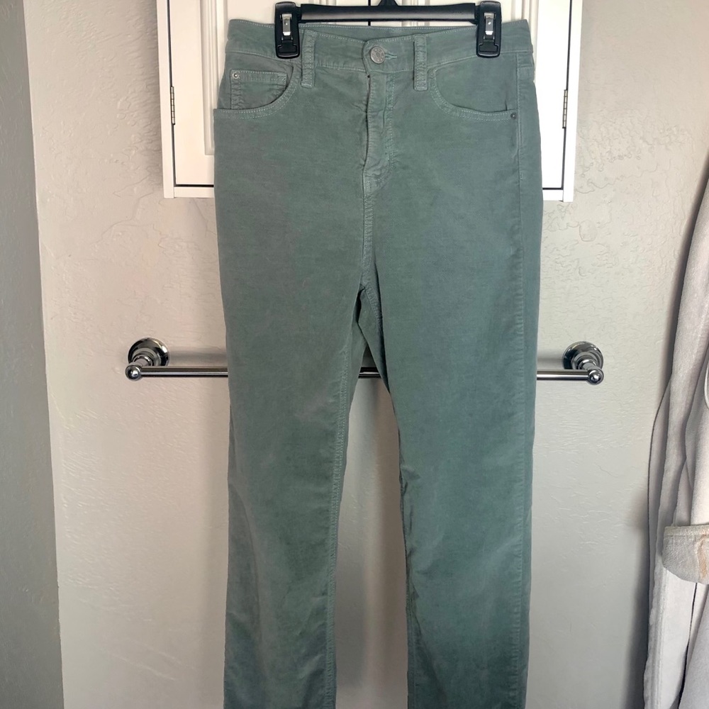 BDG girlfriend velvet high rise ankle pants